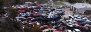 over 400 cars in stock at central hills auto wreckers